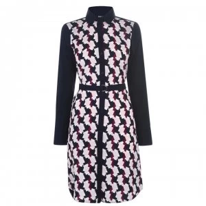 Image of DKNY Print Shirt Dress - POWDER Pink