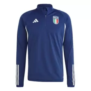 Image of adidas Italy Tiro 23 Training Top Mens - Blue