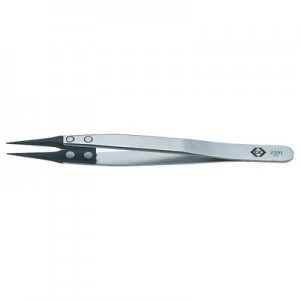 Image of C.K. T2391 Assembly tweezers 5CF Pointed, fine, extra slim 130 mm