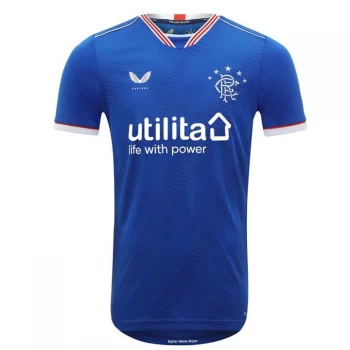 Image of Castore Rangers Home Shirt 2020 2021 Junior - Blue
