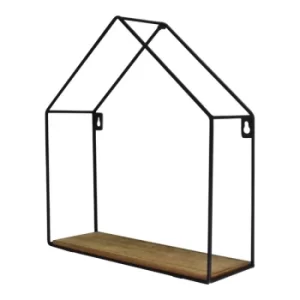 Image of House Shaped Wall Hanging Shelf Unit