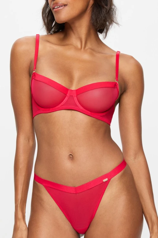 Image of KBX Womens Zadie String in Red Size: 16 Red Female 16