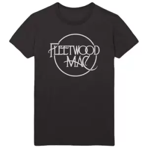 Image of Fleetwood Mac - Classic Logo Unisex XX-Large T-Shirt - Black