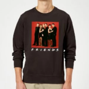 Image of Friends Character Pose Sweatshirt - Black - XXL
