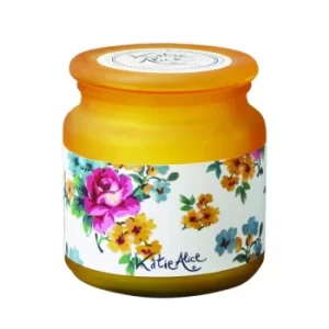 Image of Katie Alice Bohemian Spirit Frosted Glass Wax Filled Jar Amber Lily Scent