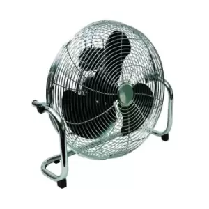 Image of Q-Connect High Velocity Floor Standing Fan 18" 3 Speed Chrome KF10031