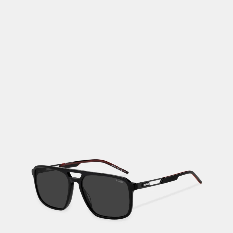 Image of Hugo Mens HugoSun Navigator Sunglasses Black male One Size