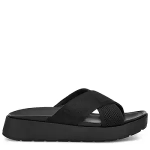 Image of Ugg Emily Mesh Sandals In Black - Size 7