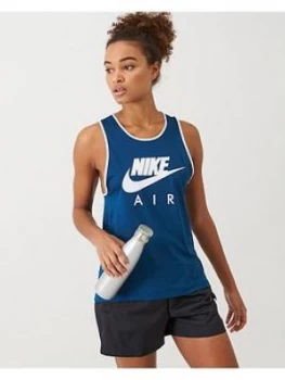 Image of Nike Running Air Tank - Valerian Blue