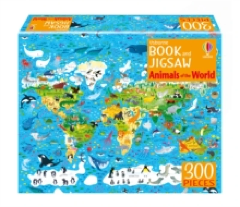 Image of Usborne Book and Jigsaw Animals of the World Paperback / softback
