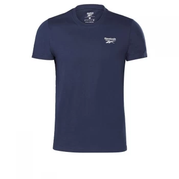 Image of Reebok Identity T-Shirt Mens - Vector Navy