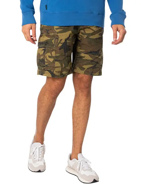Image of Superdry Heavy Cargo Shorts Nathan Camo 36W