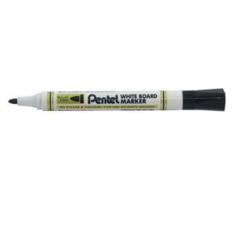 Image of Pentel Everyday Drywipe Marker Bullet Tip Black - 12 Pack (MW85-AE)