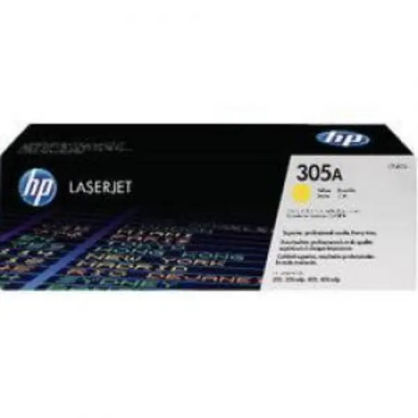 Image of HP 305A Laser Toner Cartridge Page Life 2600pp Yellow Ref CE412AC 145677
