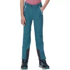 Image of Regatta Boys Tech Mountain Isoflex Durable Walking Trousers 7-8 Years - Waist 58-60cm
