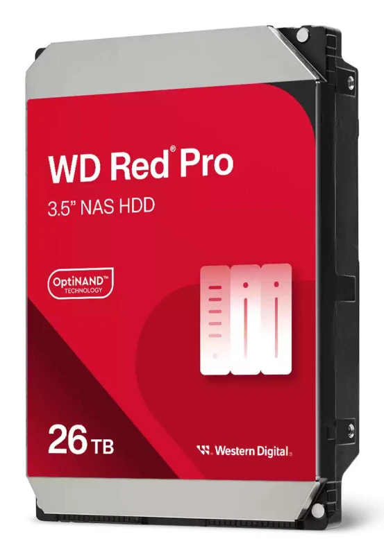 Image of Western Digital Western Digital Red Pro WD260KFGX internal hard drive 26 TB 7200 RPM 512 MB 3.5" Serial ATA III WD260KFGX