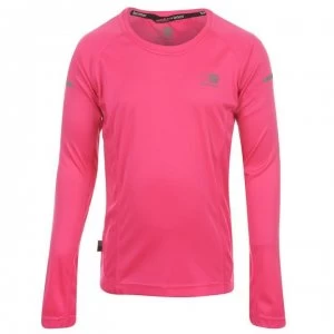 Image of Karrimor Long Sleeved Running Top Girls - Pink