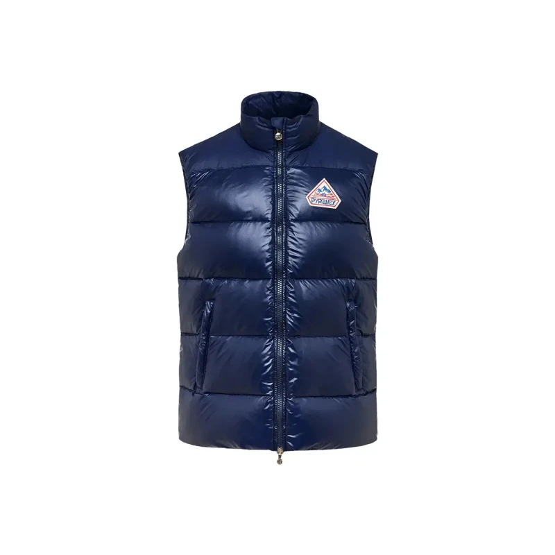 Image of Pyrenex Pyrenex's John 3 Shiny Puffer Vest Bleu Unisex XL