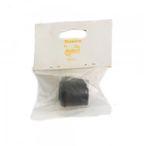 Image of Select Hardware Stick Ferrule Rubber Black 16mm 1 Pack