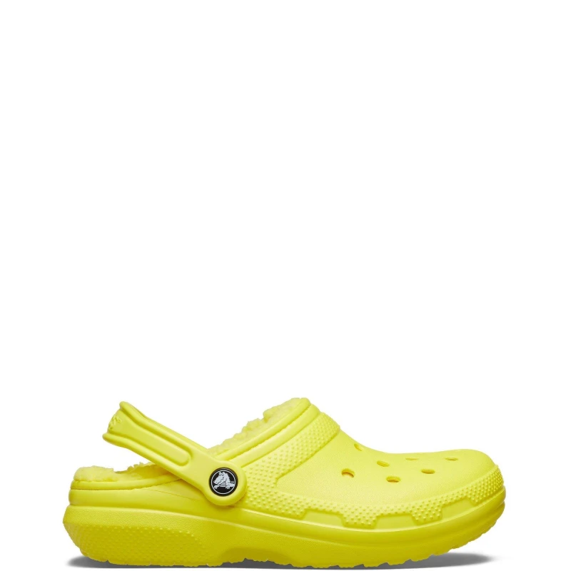 Image of Crocs Unisex Classic Lined Clogs Cyber Yellow M10