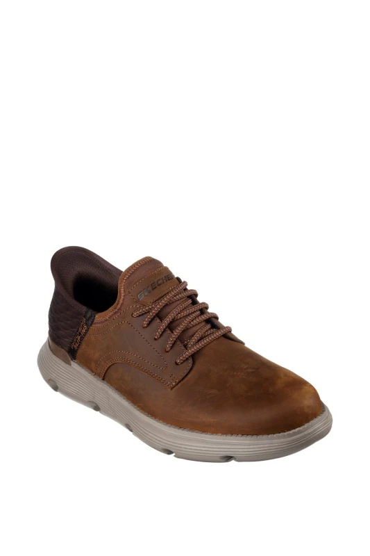 Image of Skechers Men Garza Gervin Shoes in Brown Size: 7 Brown 7 Male 196989794884