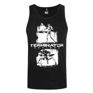 Image of Terminator Mens Genisys Graffiti Vest (L) (Black)
