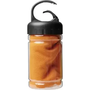 Image of Bullet Remy Cooling Towel in PET Container (One Size) (Orange)