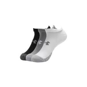 Image of Under Armour Heatgear Socks NS Steel/White/White - M