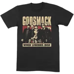 Image of Godsmack - Legends Photo Unisex Small T-Shirt - Black