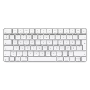 Image of Apple Magic keyboard USB + Bluetooth Danish Aluminium White