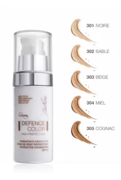 Image of BioNike Defence Color Protective Foundation SPF 30 Color 30ml 102 Sable
