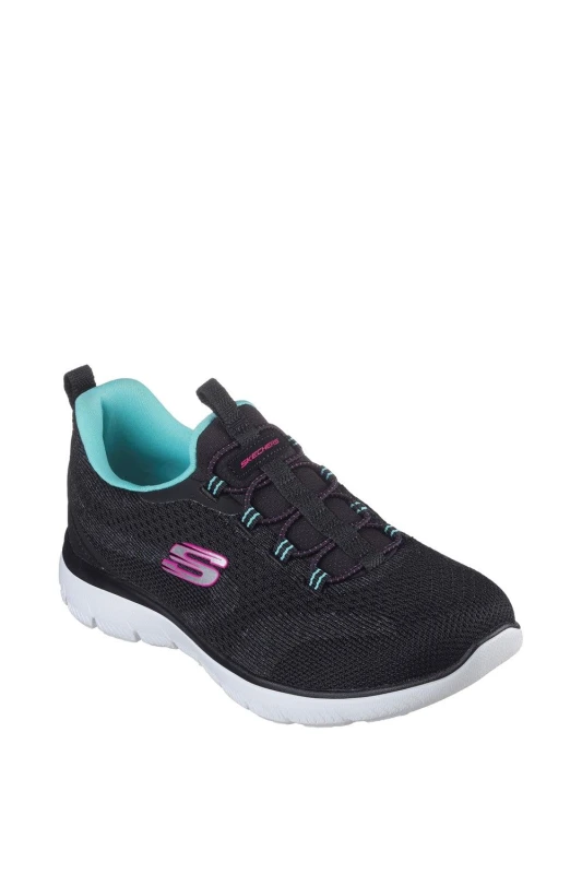 Image of Skechers Womens Summits New Nature Memory Foam Trainers UK Size 7 (EU 40) Black multi SKE2325-BKMT-7