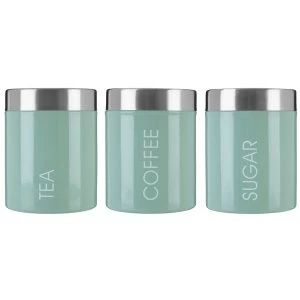 Image of Premier Housewares Green Liberty Canisters - Set of 3