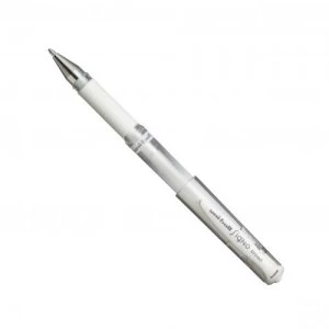 Image of uni-ball Signo Broad UM-153 Pen Metallic White PK12