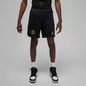 Image of Air Jordan Paris Saint Germain Fourth Shorts 2023 2024 Adults - Black