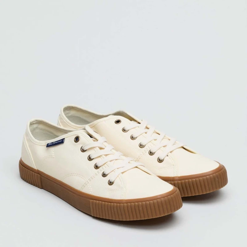 Image of Ben Sherman Canvey Trainers Off White male UK 7