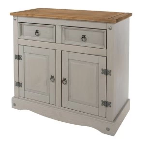 Image of Halea Small Pine Sideboard - Grey