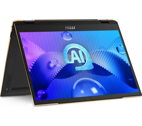 Image of MSI Summit E13 Flip Evo 13.3" 2 in 1 Laptop - Intel Coreª Ultra 7, 1TB SSD, Black 4711377182287