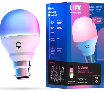 Image of LIFX Colour Smart LED Light Bulb - B22