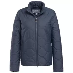 Image of Barbour Womens Bindweed Quilted Jacket Summer Navy 10