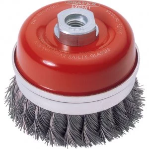 Image of Draper Expert Twist Knot Wire Cup Brush 100mm M14 Thread