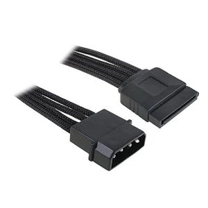 Image of BitFenix Alchemy Molex to SATA Adapter 45cm sleeved black/black