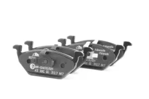 Image of ATE Brake pad set 13.0460-7111.2 Brake pads,Brake pad set, disc brake VW,AUDI,SKODA,Golf IV Schragheck (1J1),POLO (9N_),Polo Schragheck (6R1, 6C1)