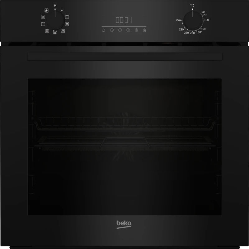Image of Beko RecycledNet BBIMA17300BC Built In Electric Single Oven - Black - A+ Rated