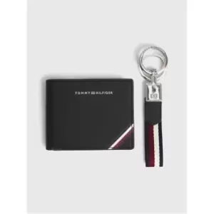 Image of Tommy Hilfiger Gp Mini Cc Wallet & Key Fob - Black