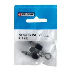 Image of Weldtite Bike Bits Woods Valve Kit x2