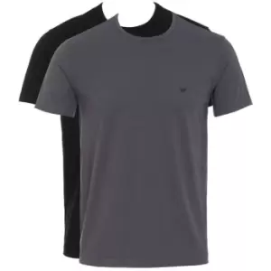 Image of Emporio Armani Mens Knit 2-Pack T - Black