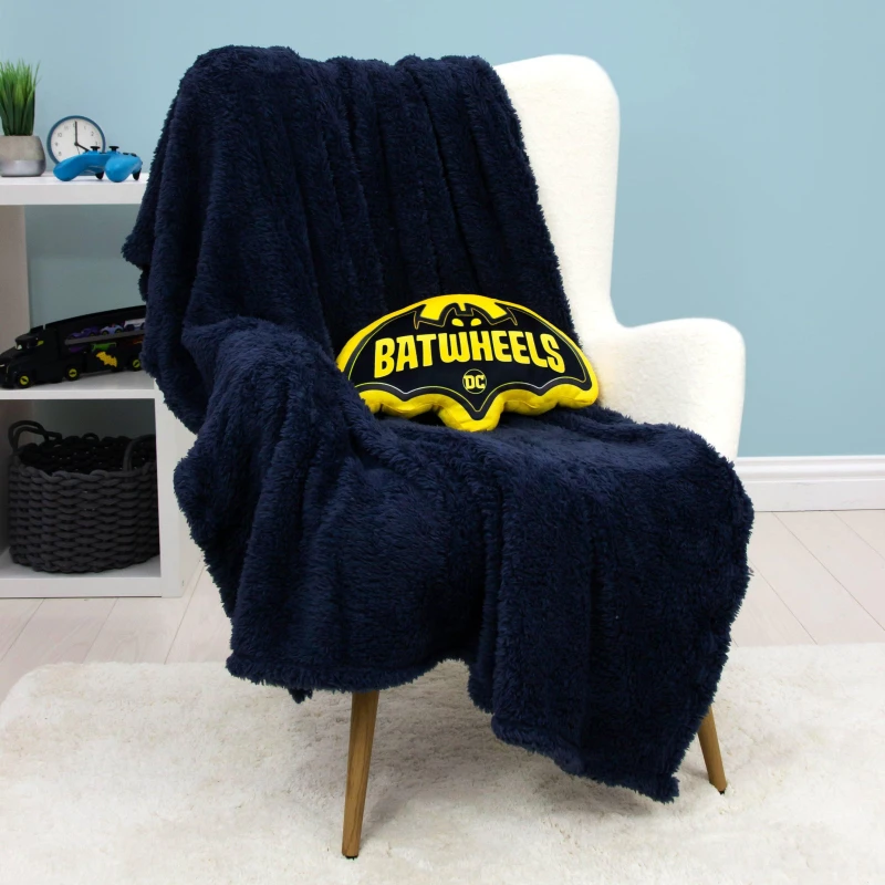 Image of DC Comics DC Bat Wheels Shaped Cushion Cushions No size Multi 84777799001