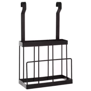 Image of Hanging Knife Storage Rack in Matte Black Iron