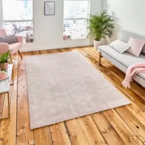 Image of Aurora Think 53515 Rose 120cm x 170cm Rectangle